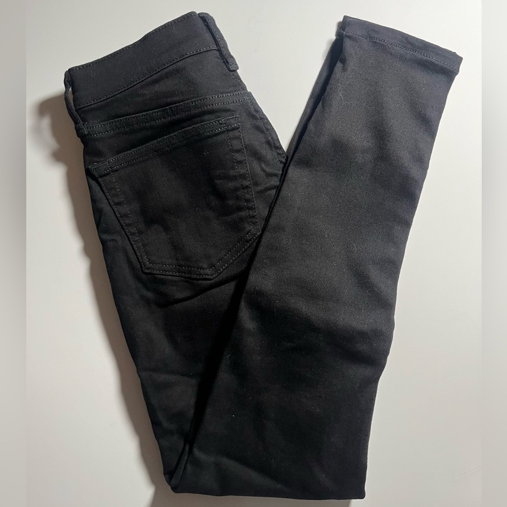 Topshop Pure Black Jeans